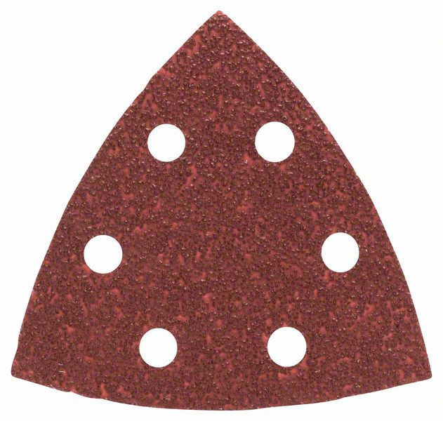 Bosch Schleifblatt-Set für Deltaschleifer, 93 mm, 40, 6 Löcher, 25er-Pack