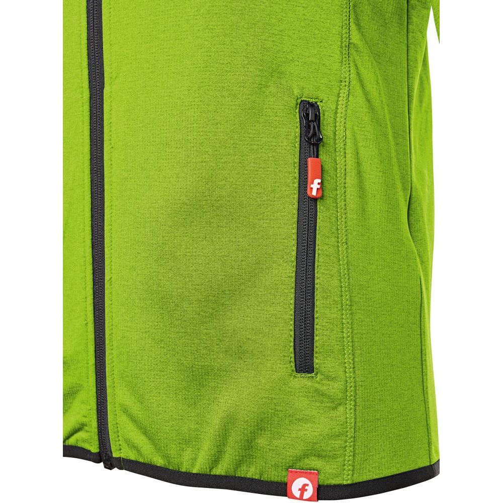 Tech-Fleecejacke Gr. 3XL lime/schwarz meliert Fortis Elements