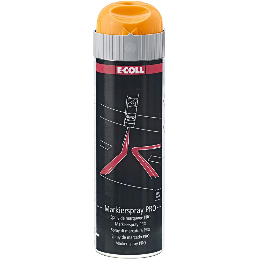 Markierspray PRO 500ml orange E-COLL