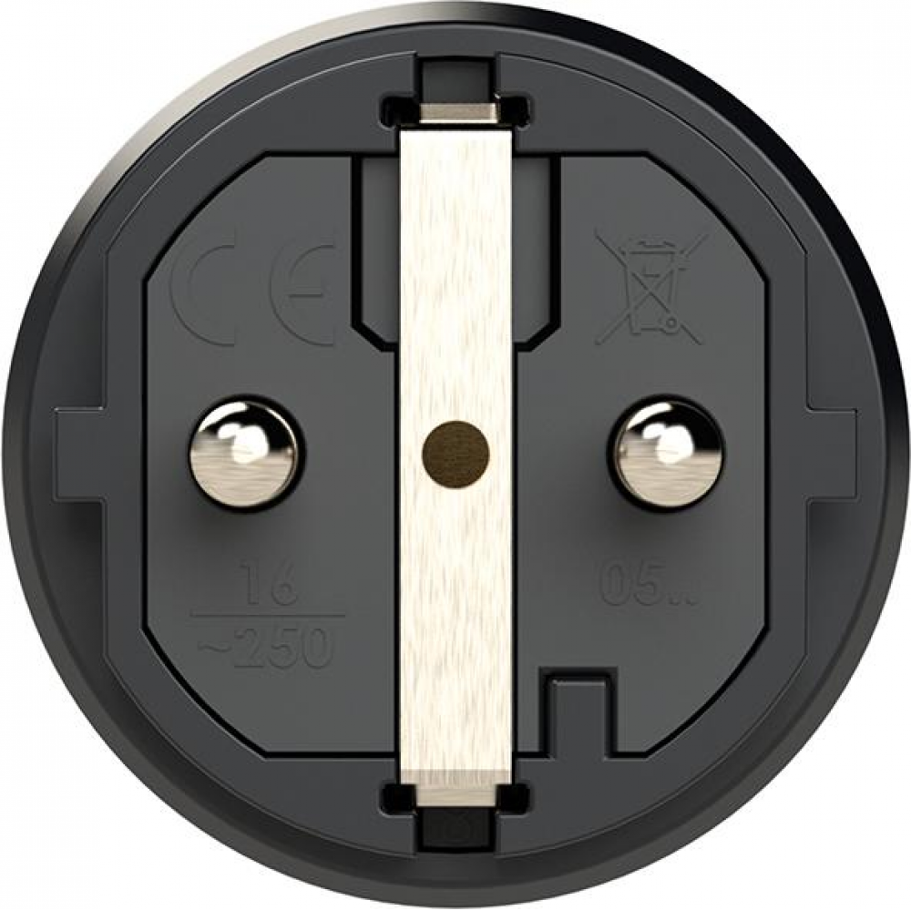 Schutzkontakt-Stecker, Gummi / Vollgummi Schutzkontaktstecker IP54 16A 250V AC 3p (2P+E)