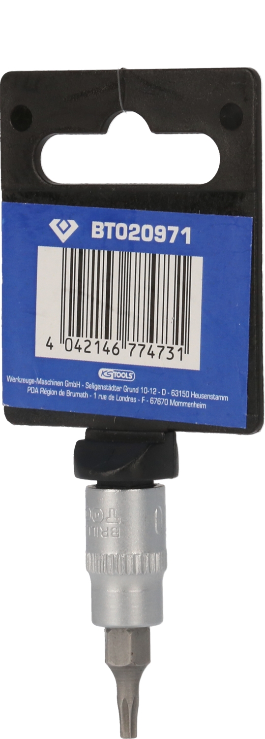 Brilliant Tools  1/4" Torx-Bit-Stecknuss, T10
