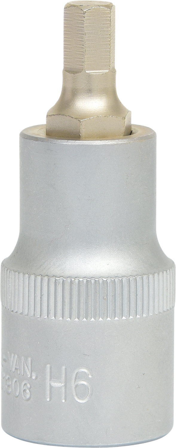 KSTOOLS 1/2" Bit-Stecknuss Innensechskant, kurz, 6mm
