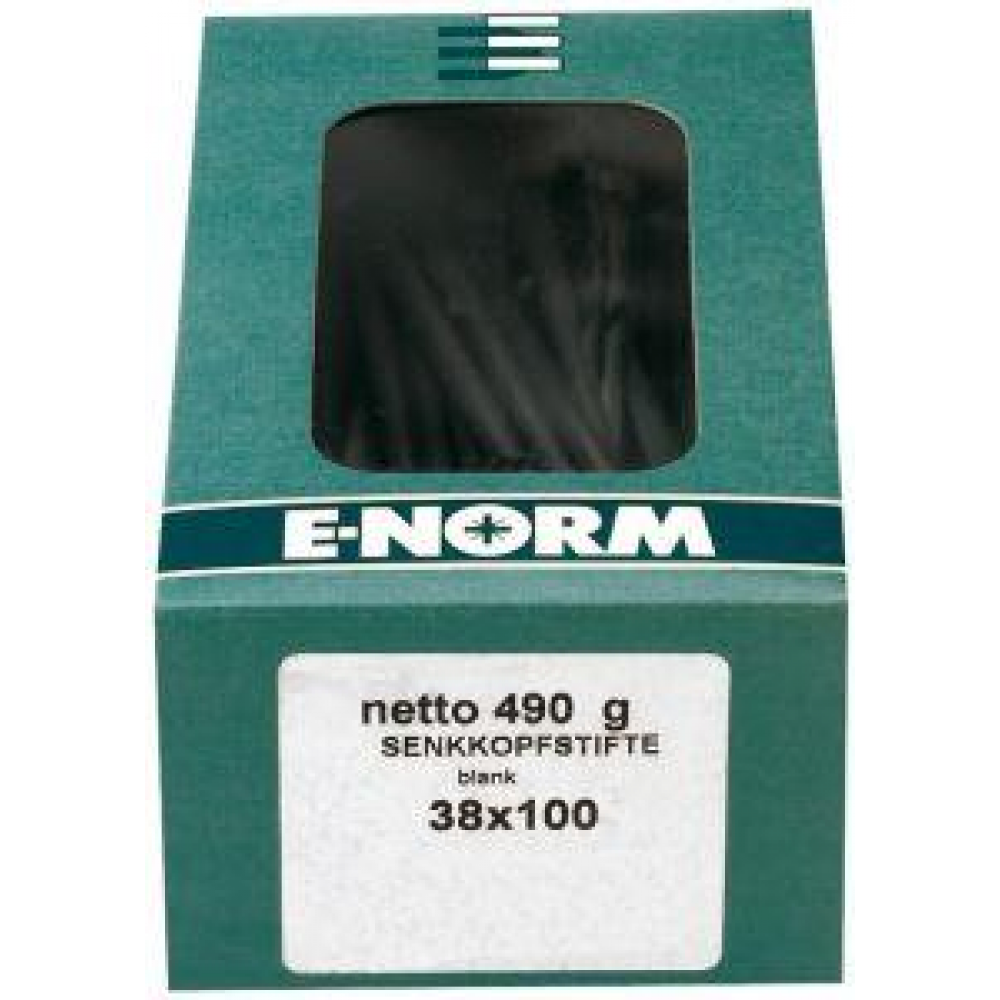 Drahtstift 3,1x80 mm E-NORM Senkkopf blank SB-Handelsverpackung 1,0kg