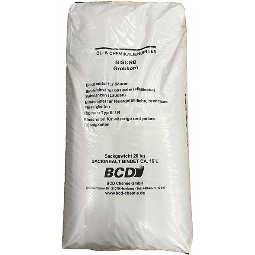 Öl- und Chemikalienbinder Bisorb, Typ III/R Bindemittel IIIR 1-3, mm 20kg