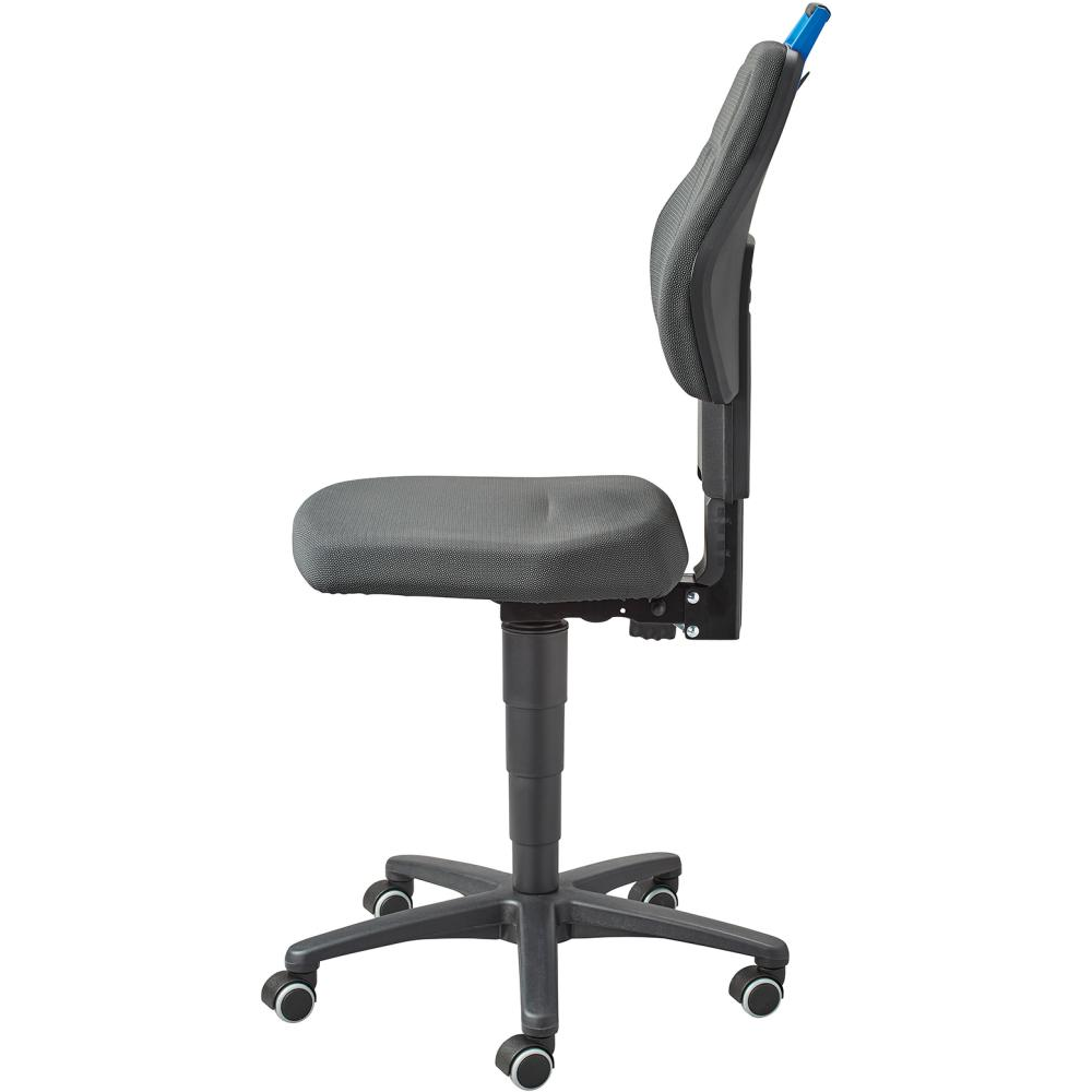 Arbeitsstuhl mit Rollen Supertec - blauer Griff FORUM
