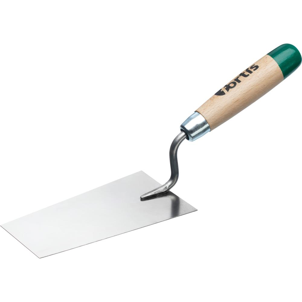 Berner Putzkelle (Schmiermännchen), Edelstahl 140mm rostfrei FORTIS