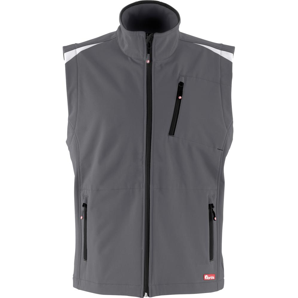 Herren Weste Gr.S d-grau/schwarz FORTIS4, d-grau/schwarz, Gr.S