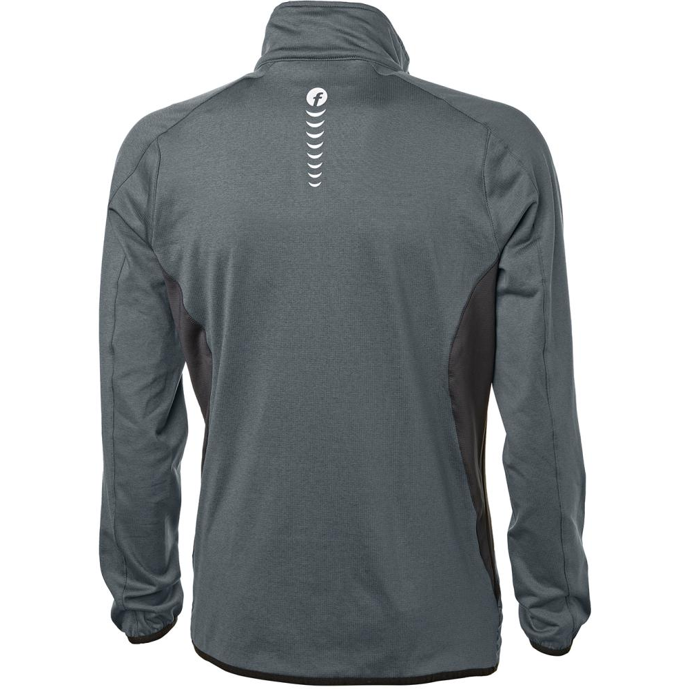 Fleecepullover Gr. M grau/schwarz meliert Fortis Elements