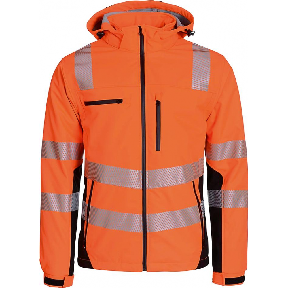 Softshelljacke Trendline PTW-SP Gr.XL, orange/schwarz