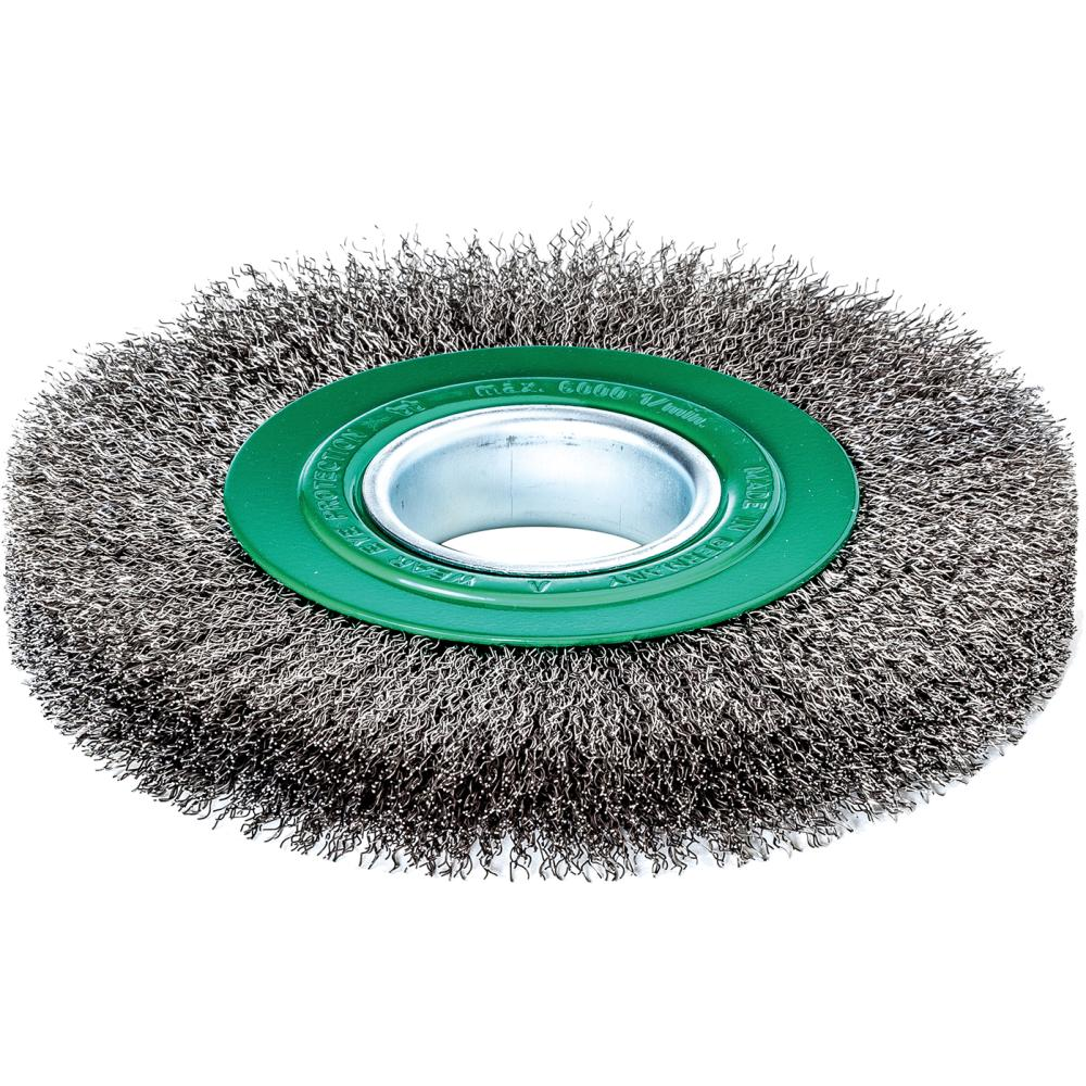 Rundbürste V4A gewellt 200x30x0,3mm Lessmann