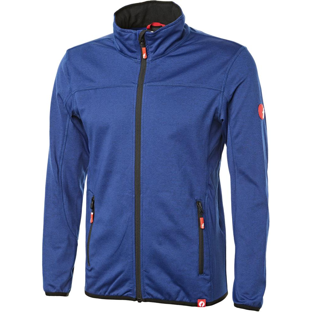 Tech-Fleecejacke Gr. XL kornblau/schwarz meliert Fortis Elements