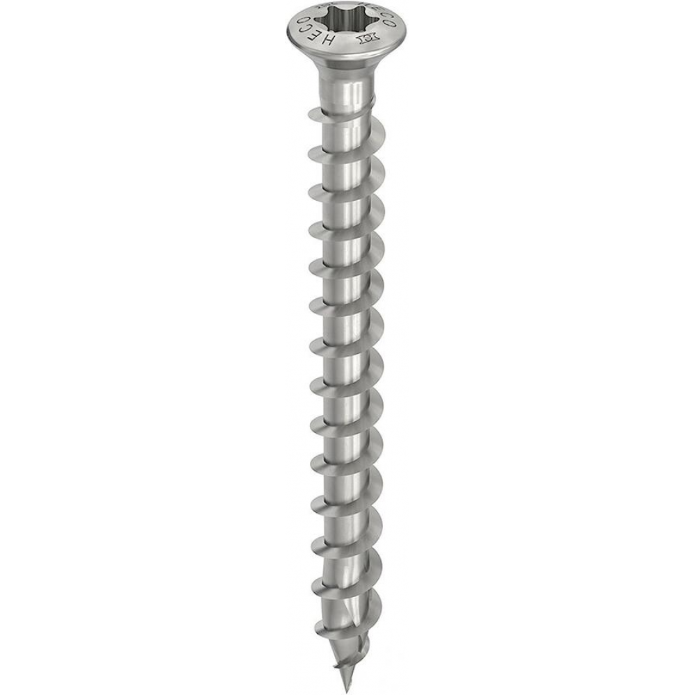 Fassadenschraube 5,0 x 60 HD Edelstahl A2 HECO-TOPIX-plus