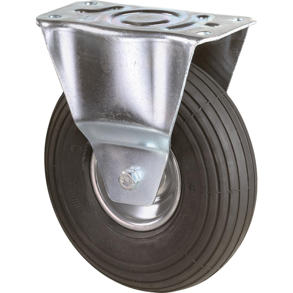 Bockrolle L410.C90 260mm Platte,Luftrad,RL L410.C90.260 BS ROLLEN