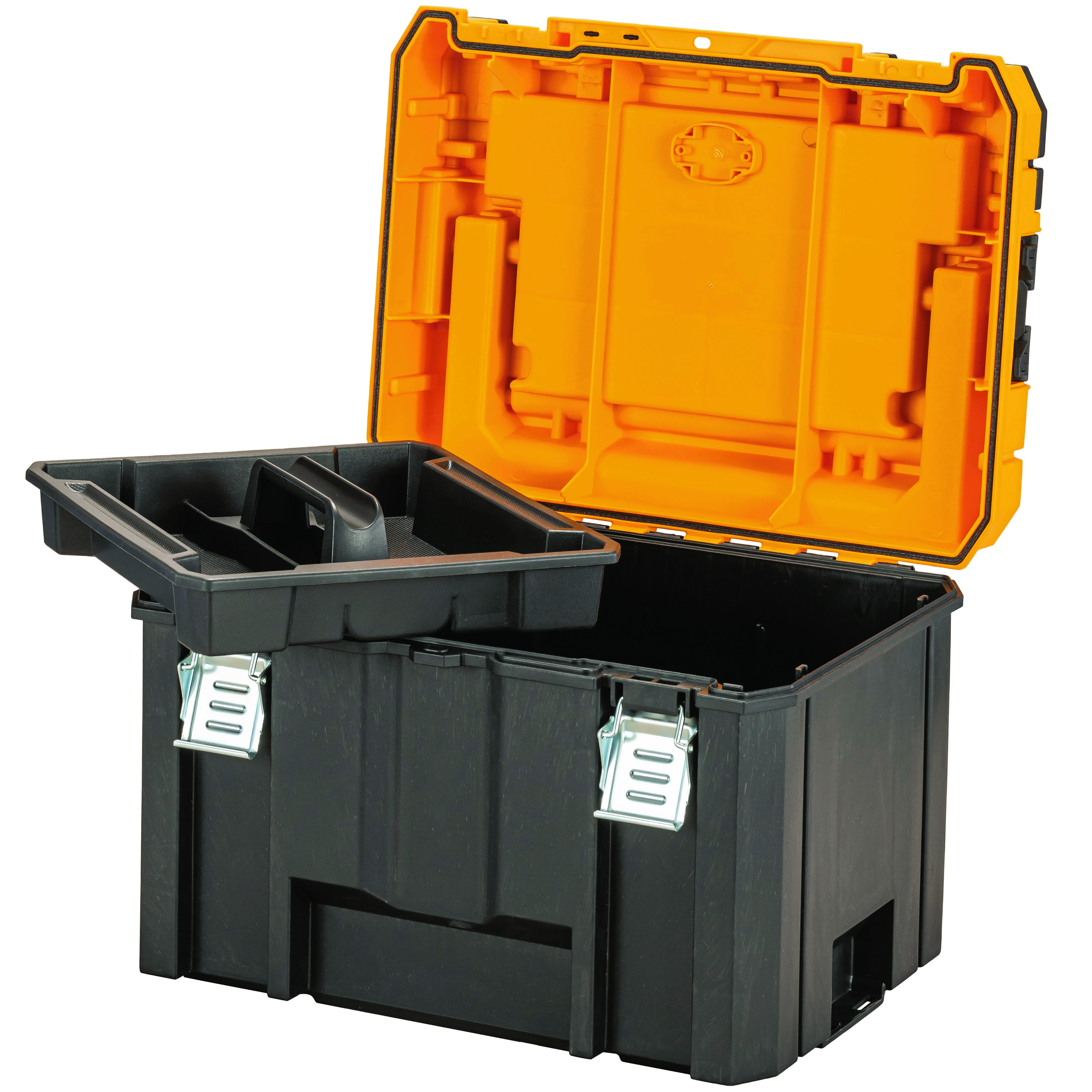 Dewalt DWST83343-1,  TSTAK VII Tiefe Werkzeugbox IP54, TSTAK VII Tiefe Werkzeugbox mit IP54 Schutz für große Maschinen und Zubehör (44l Volumen)
