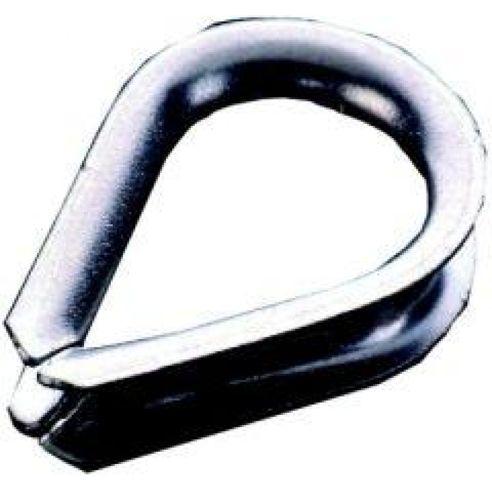 Kausche 10mm DIN 6899 Form B Stahl galvanisch verzinkt