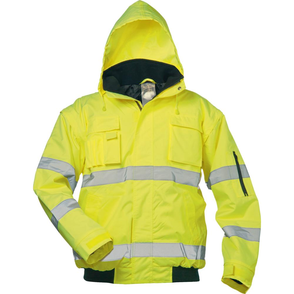 Warnschutz-Pilotenjacken TOM und ROLAND Warnpilotenjacke Gr, 3XL. gelb