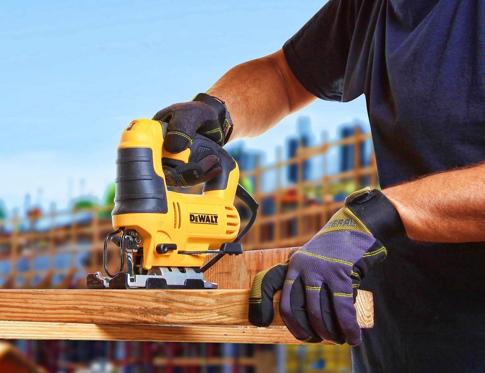 Dewalt DWE349-QS,  Pendelhub-Stichsaege, 230 Volt, Pendelhub-Stichsäge, 230 Volt, Bügelgriff