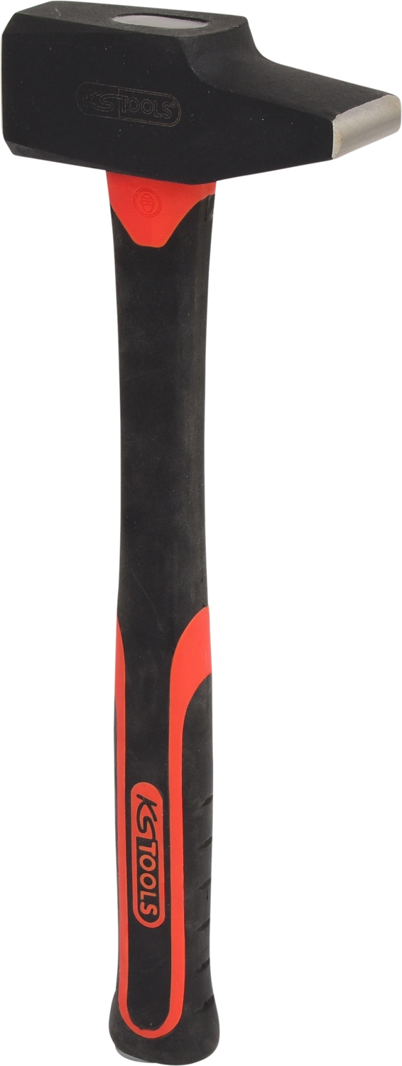 KSTOOLS Schlosserhammer, Fiberglasstiel, französische Form, 1500g