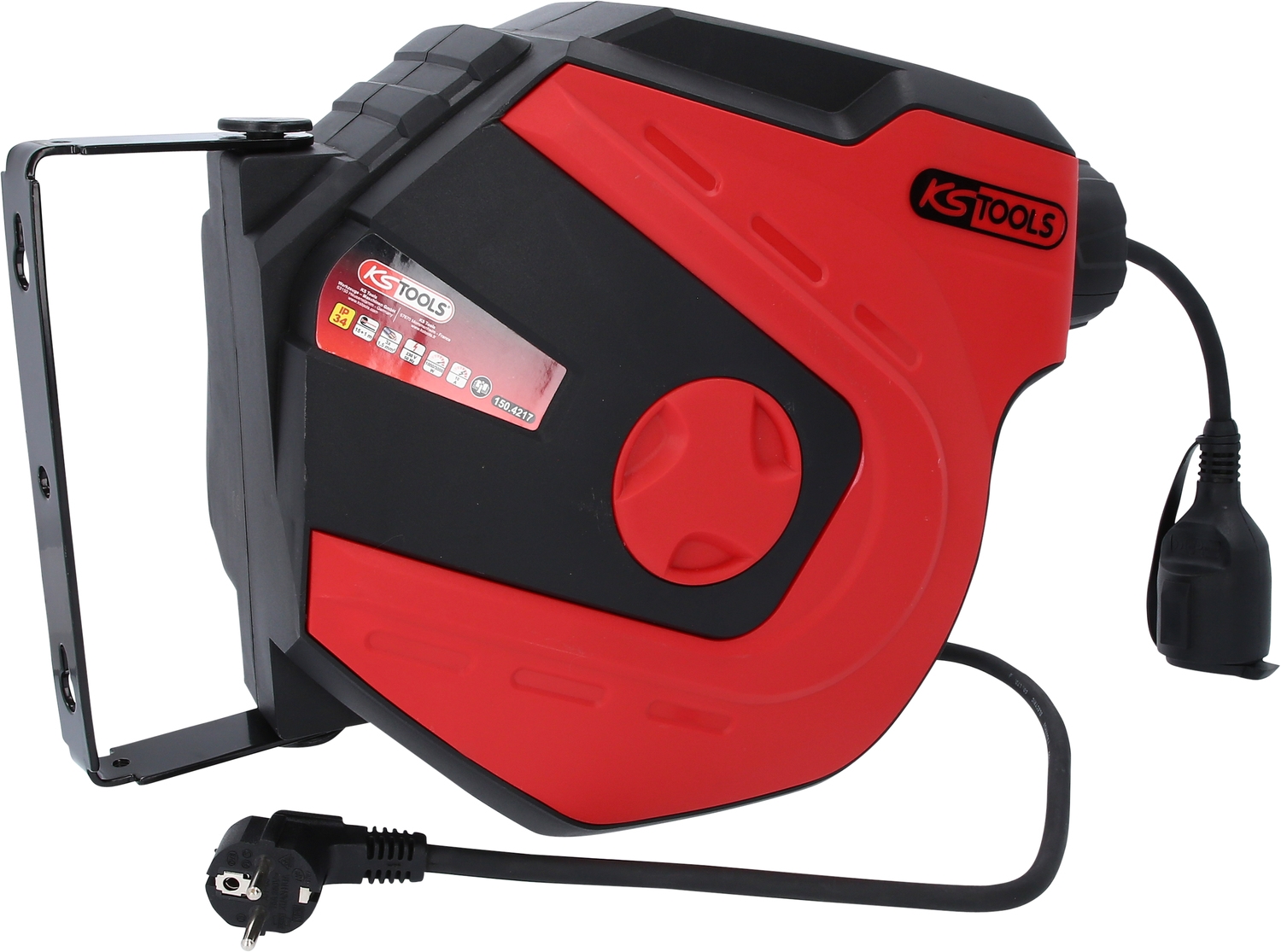KSTOOLS Werkstatt-Kabelaufroller, 15m, 1,5mm²