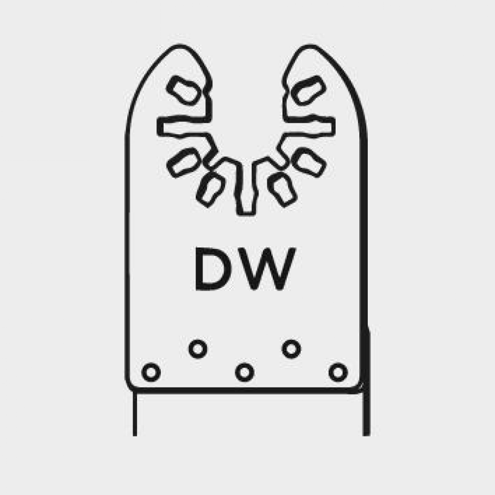 Bi M-Segmentsägeblatt Segment-Sägeblatt DW M 88 mm (1 ) FORTIS