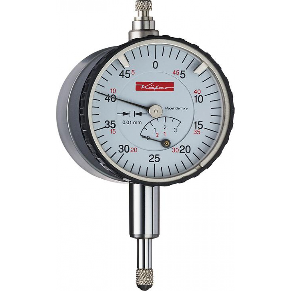 Kleinmessuhr mit Haftmagnet Präzisions-Messuhr KM4T Magnetrückwand D40mm KÄFER