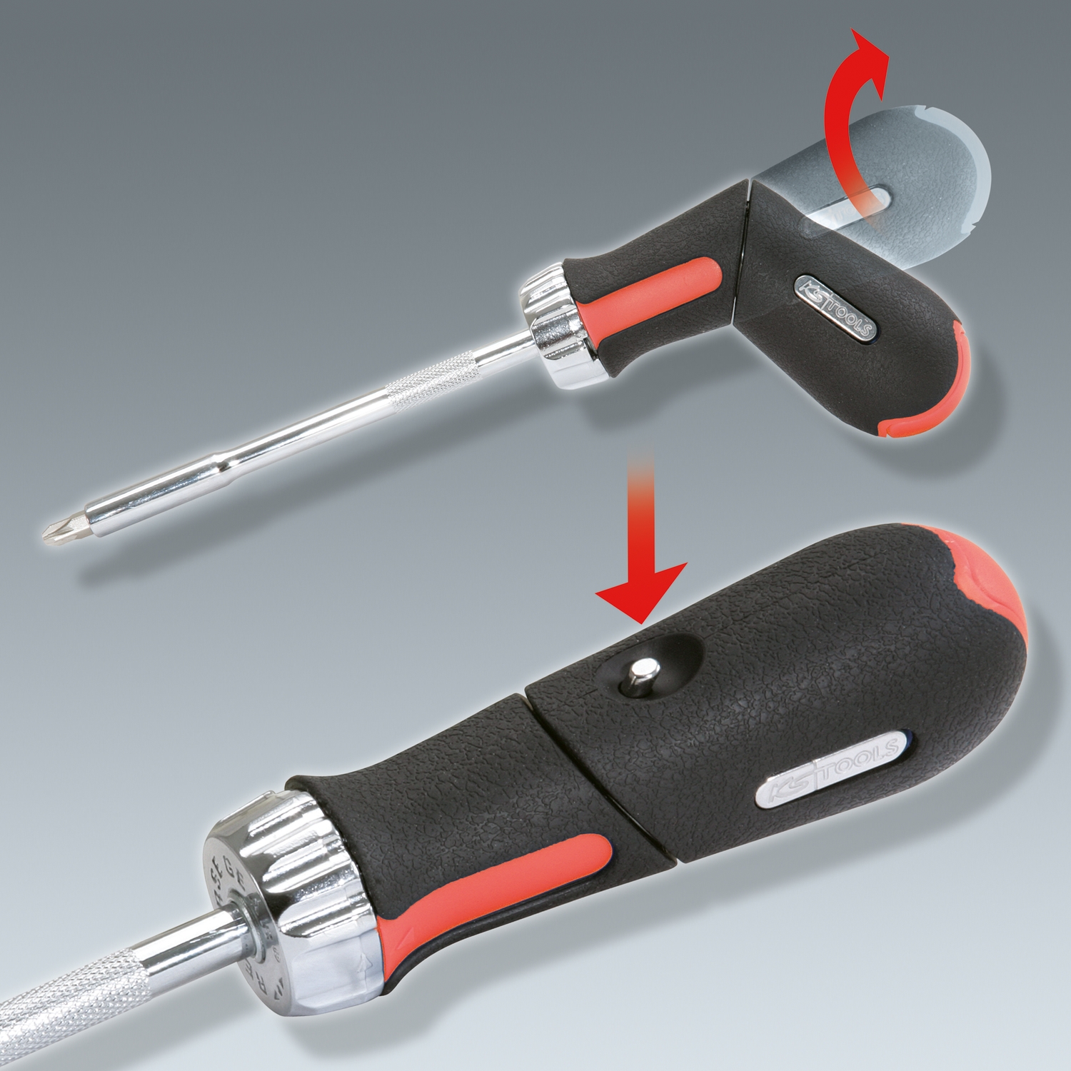 KSTOOLS 1/4" Revolver-Ratschen-Bit-Schraubendreher, 7-tlg