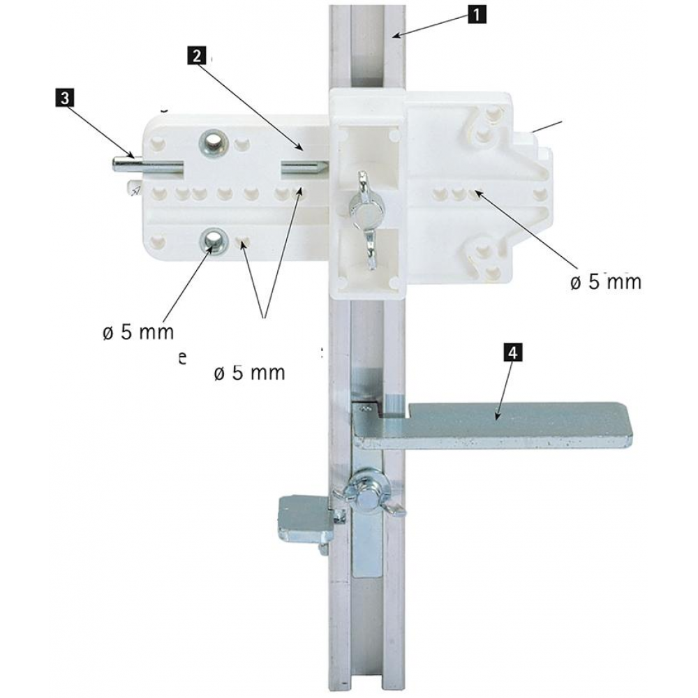 Bohrkörper Exakta 22617,Bohr,5 mm im System 32 Hettich