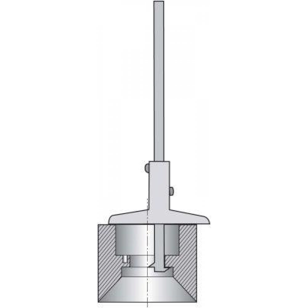 Tiefenmessschieber mit doppelseitig abgesetzter Messfläche Doppelhaken-Tiefenmess- Schieber doppelten Messflächen 200mm FORTIS