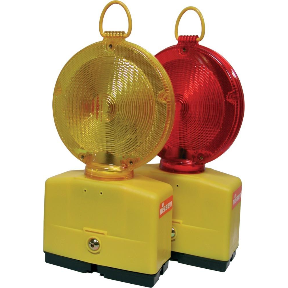 Baustellenleuchte Nitra LED, zweiseitig Nitra-LED gelb