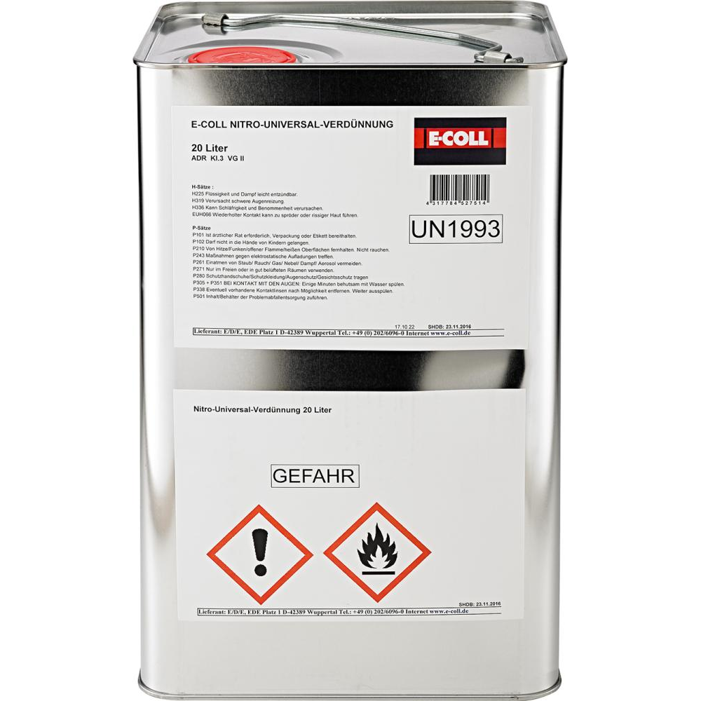 Nitro-Universal-Verdünnung Nitro-Univ-Verdünnung 20L Kanister E-COLL