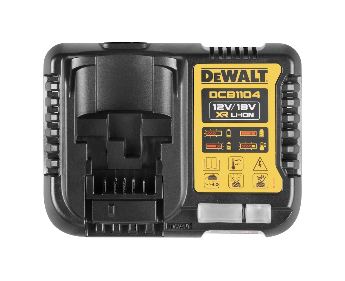 Dewalt DCB1104-QW,  System-Schnellladegeraet (10,8-18Volt), 10,8–18,0 Volt System-Schnellladegerät