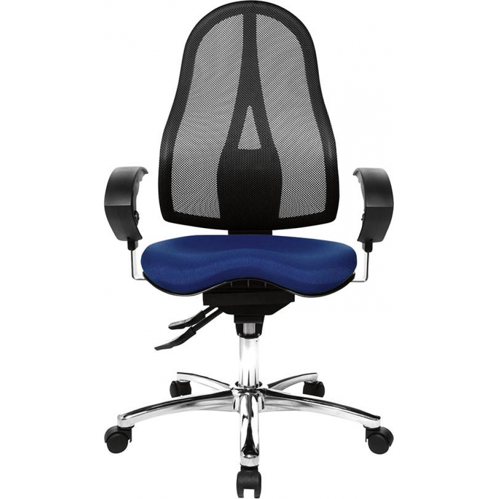 Bürodrehstuhl Modell Sitness 15 Drehstuhl blau/schwarz