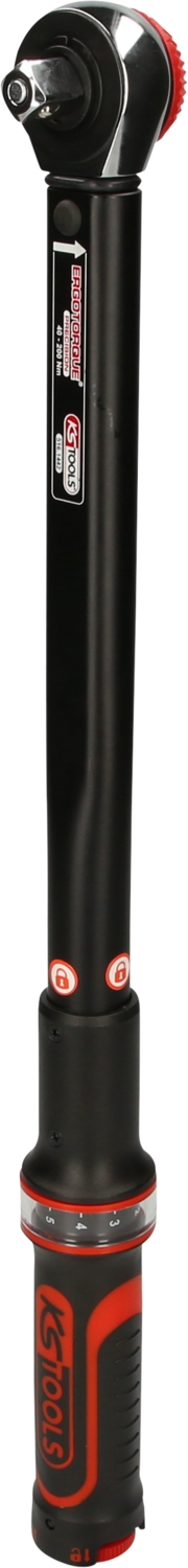 KSTOOLS 1/2" ERGOTORQUE®precision Ratschen-Drehmomentschlüssel Drehknopf, 40-200Nm