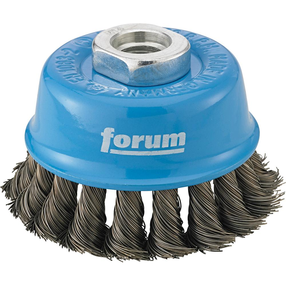 Topfbürste Stahld. M14 65x0,50mm gezopft FORUM