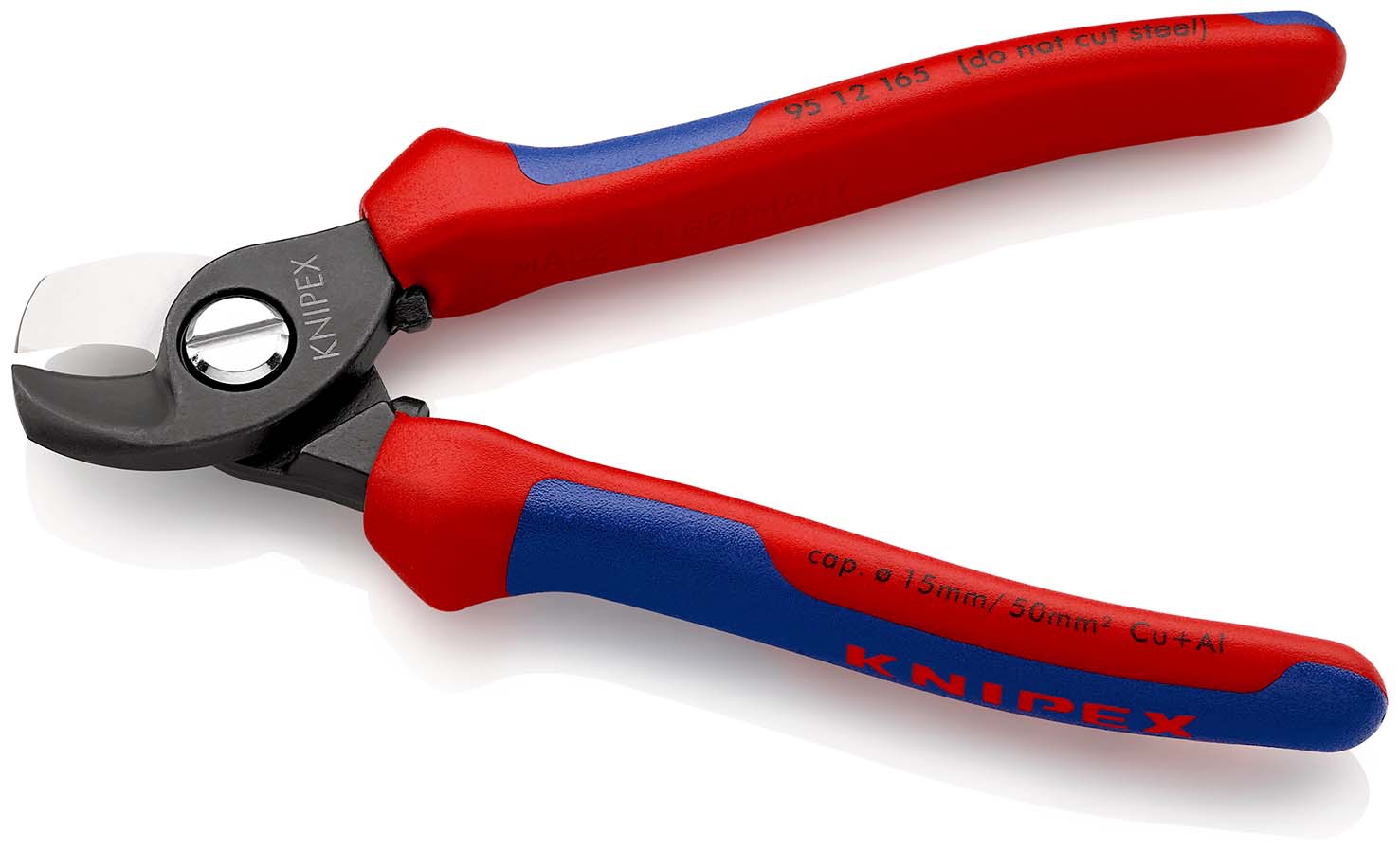 Kabelschere mit Mehrkomponenten-Griffen165mmKNIPEX