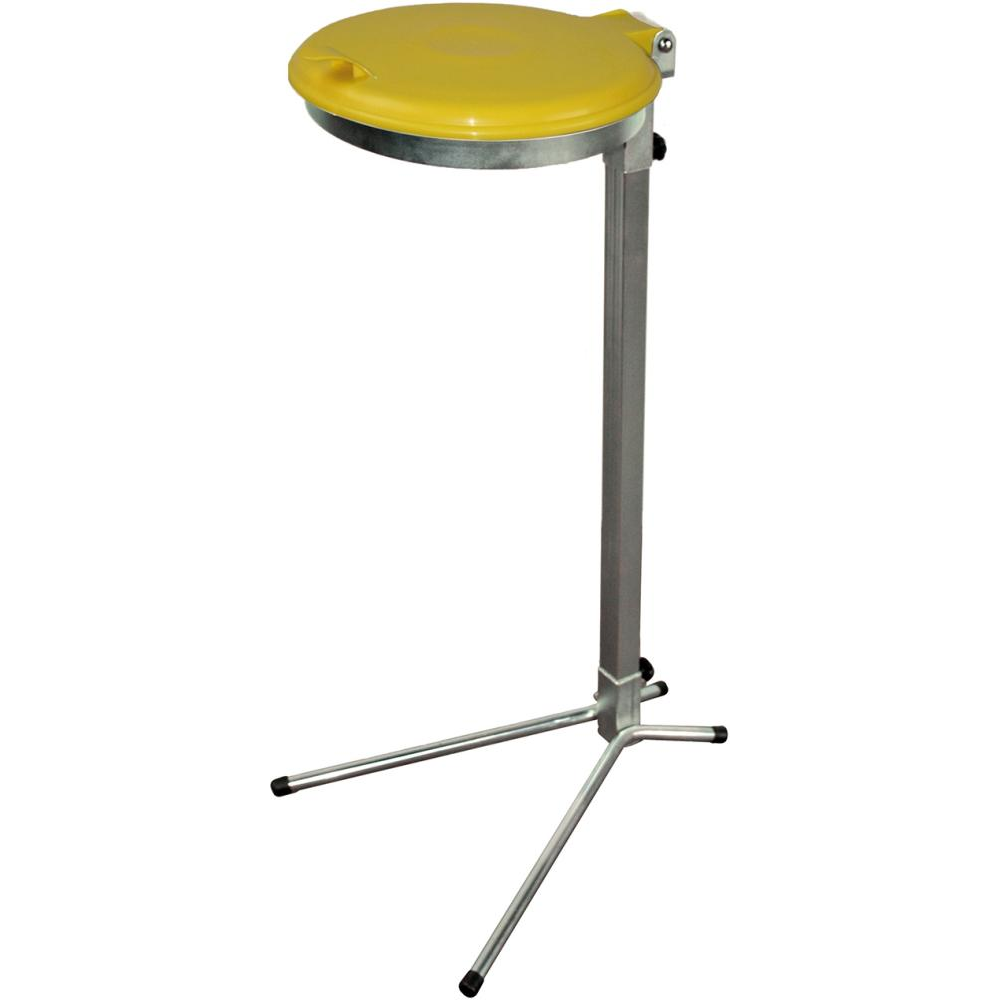 Müllsackständer, stationär 70-120 L vz mit K-deckel gelb