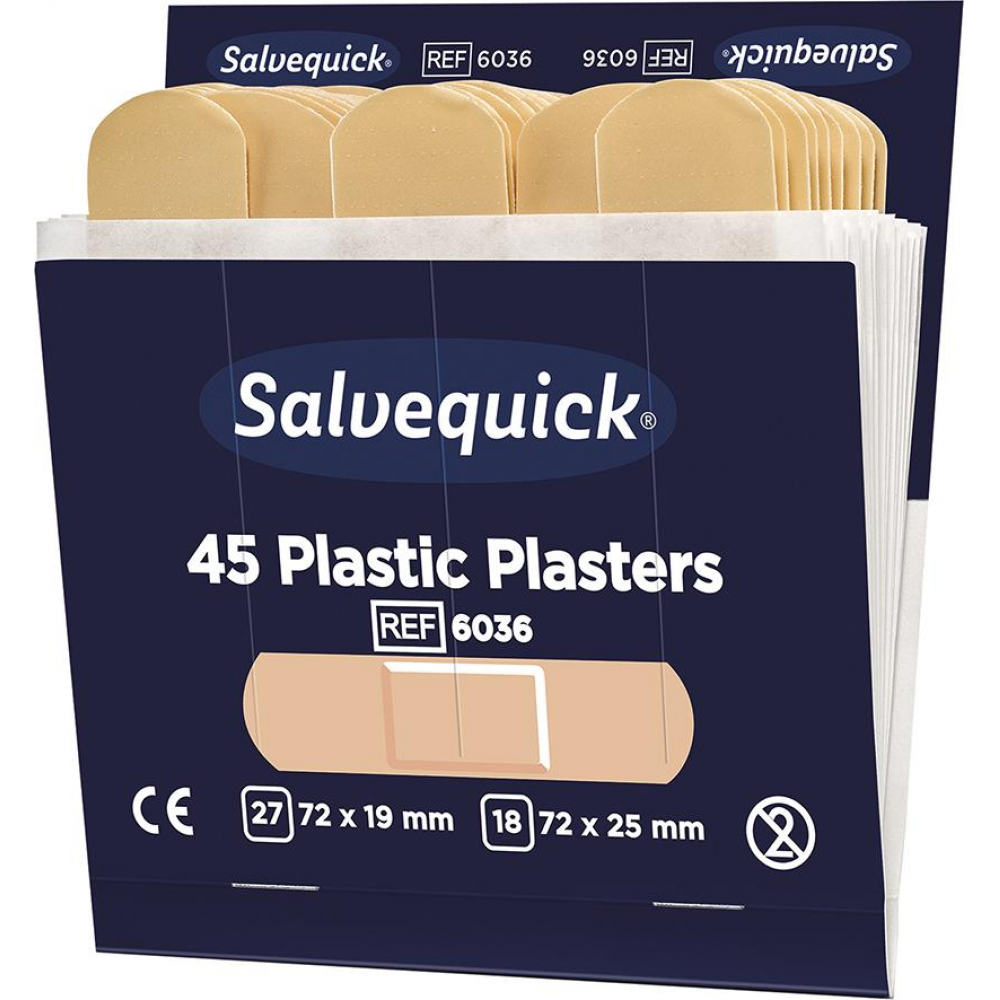 Nachfüllpackungen Salvequick 6x45Pwasserabweisend