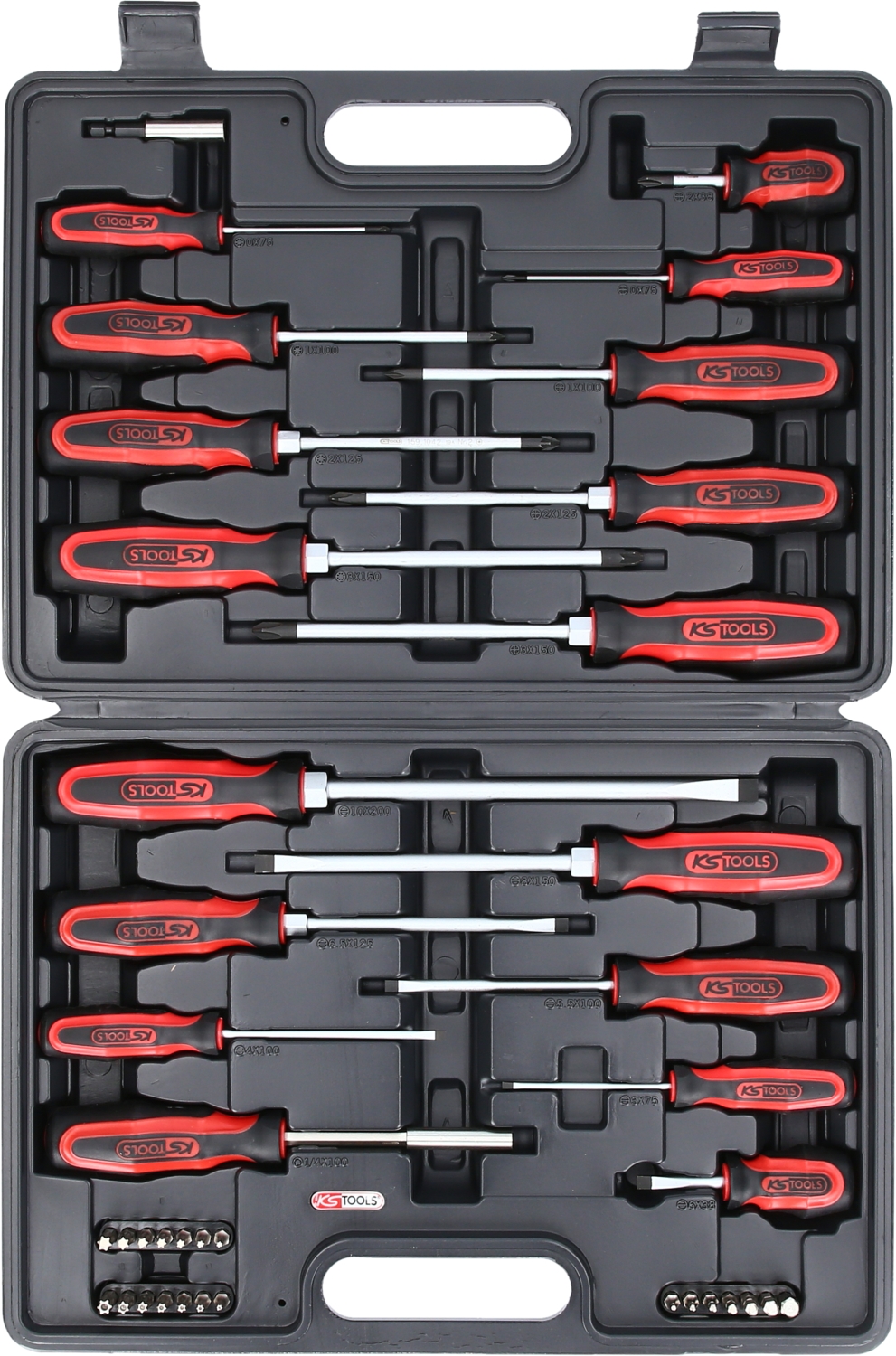 KSTOOLS ERGOTORQUEplus Schraubendreher- und Bit-Satz, 39-tlg