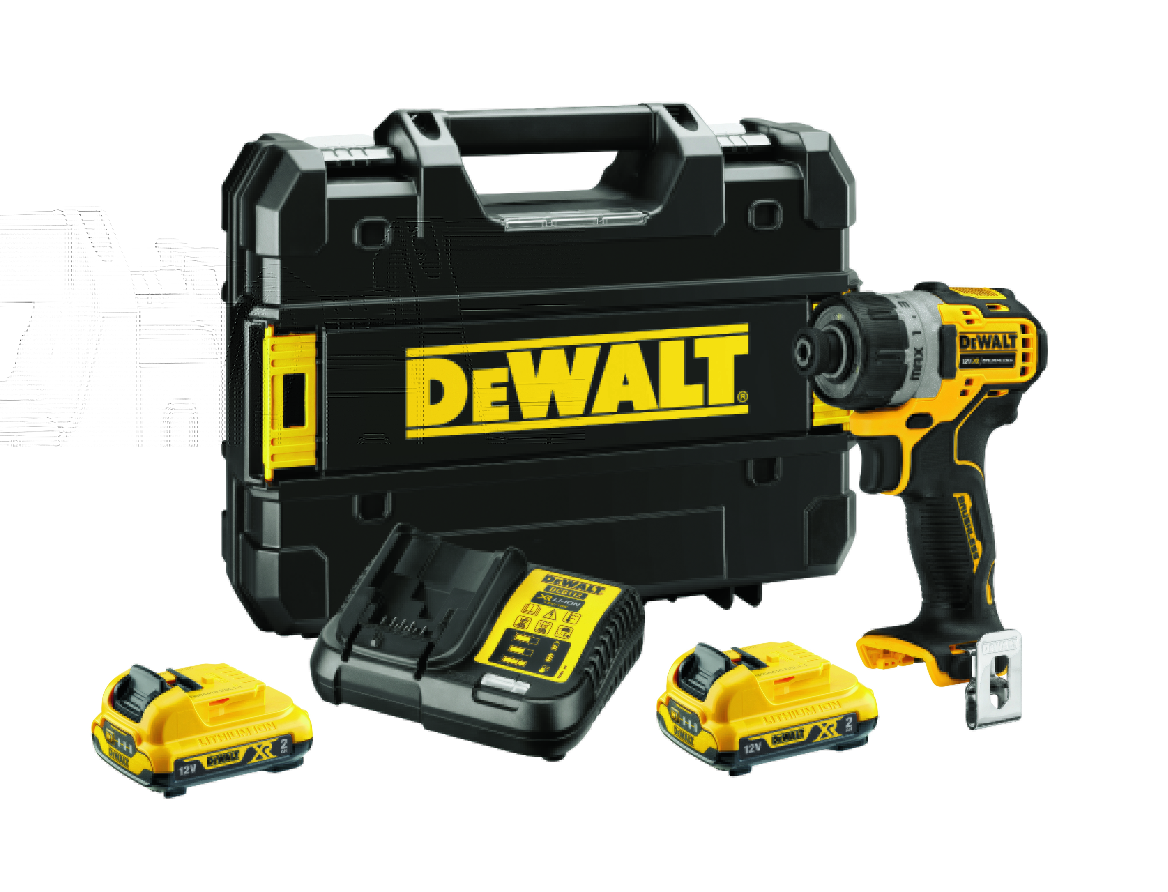 Dewalt DCF601D2-QW,  Akku-Schrauber (1/4"), 12V / 2Ah, 12 Volt / 2 Ah Akku-Schrauber (1/4" Innensechskant)