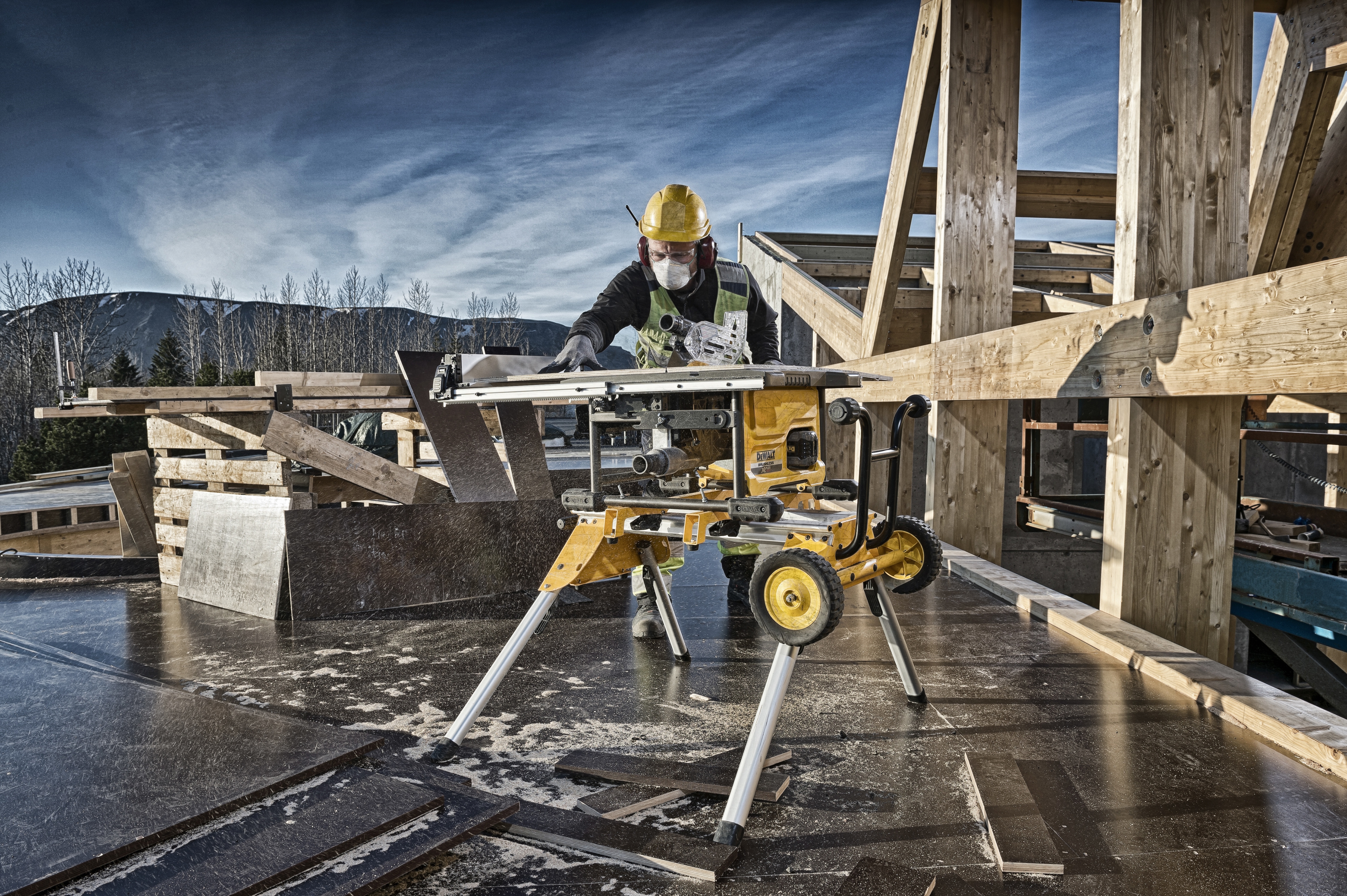 Dewalt DCS7485N-XJ,  Akku-Tischkreissaege, 54V, Basisv., 54 Volt Akku-Tischkreissäge 210 mm (bürstenlos) - Basisversion