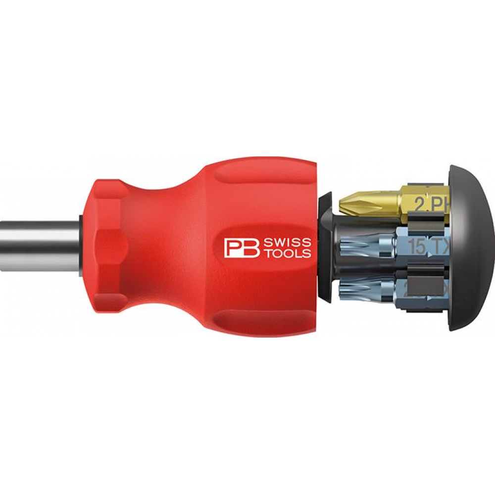 Bit-Handhalter mit Magazin Insider Stubby, Nr. PB 8453 Magazin-Bithalter Swiss Tools