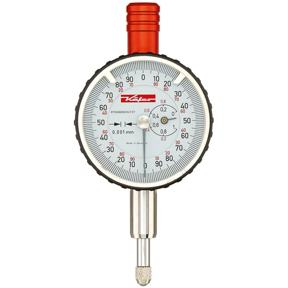Präzisions-Feinmessuhr, stoßgeschützt Präzisions-Messuhr KM1000/5 S D40mm KÄFER