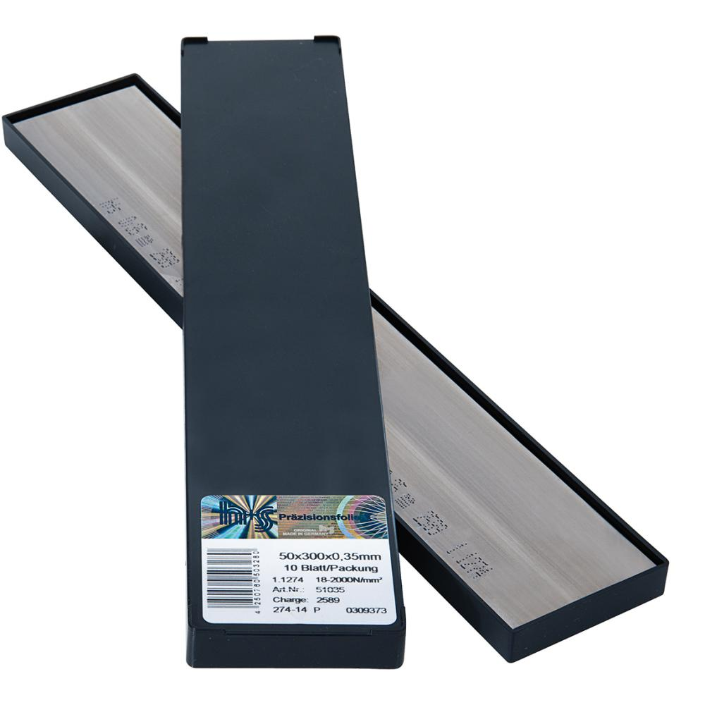 Metallfolien Plattenware 50x300x0,40mm 10Bl/P H+S