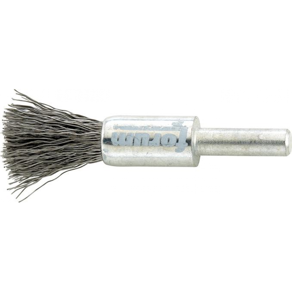 Pinselbürste Stahld. 6mm 10x20x0,30mm gew. FORUM