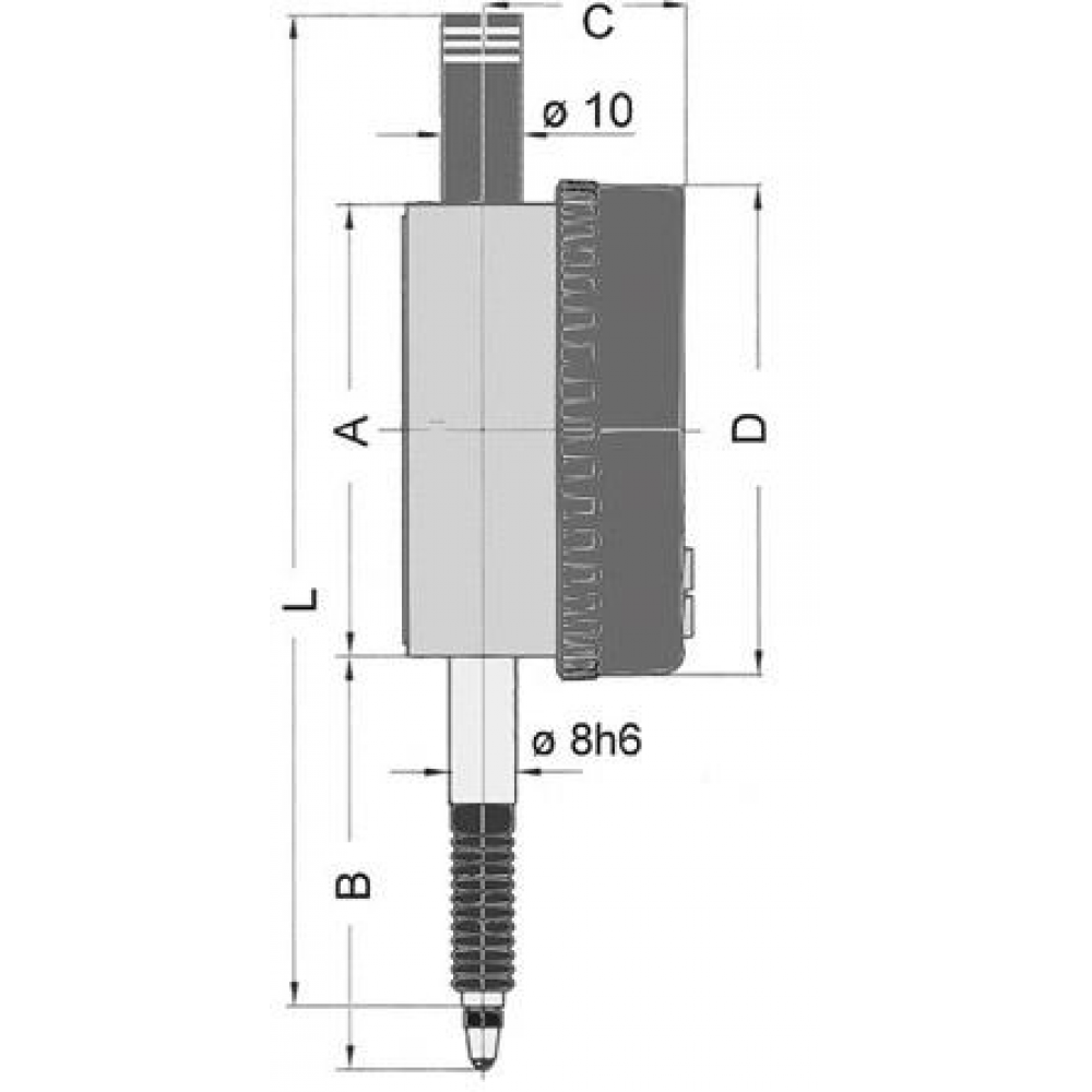 Digitale Messuhr IP65 12,5mm/0,01mm FORUM