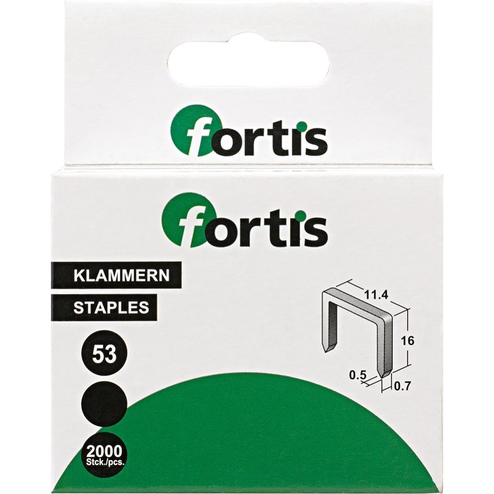 Feindrahtklammer 12mm Typ 53 FORTIS a2000Stk.