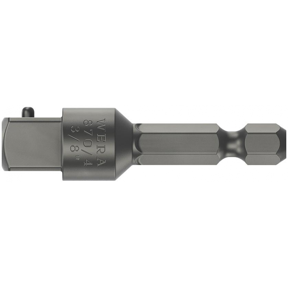 Verbindungsteil, Nr. 870/4 Steckschlüssel-Adapter 1/4" für Einsätze 3/8" 50mm Wera