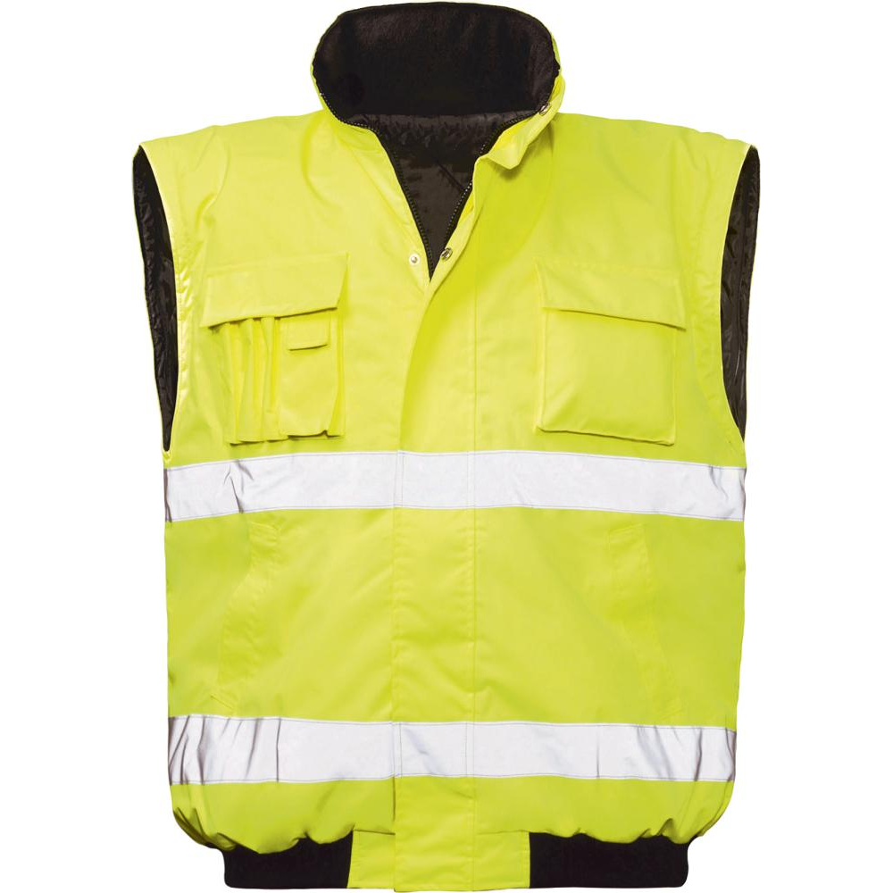Warnschutz-Pilotenjacken TOM und ROLAND Warnpilotenjacke Gr, 3XL. gelb