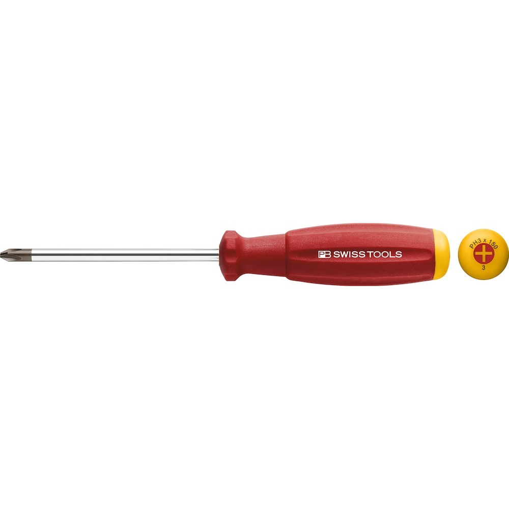 Schraubendreher für Kreuzschlitz-Schrauben PH, Nr. PB 8190 PH0x 60mm Swiss Grip Tools