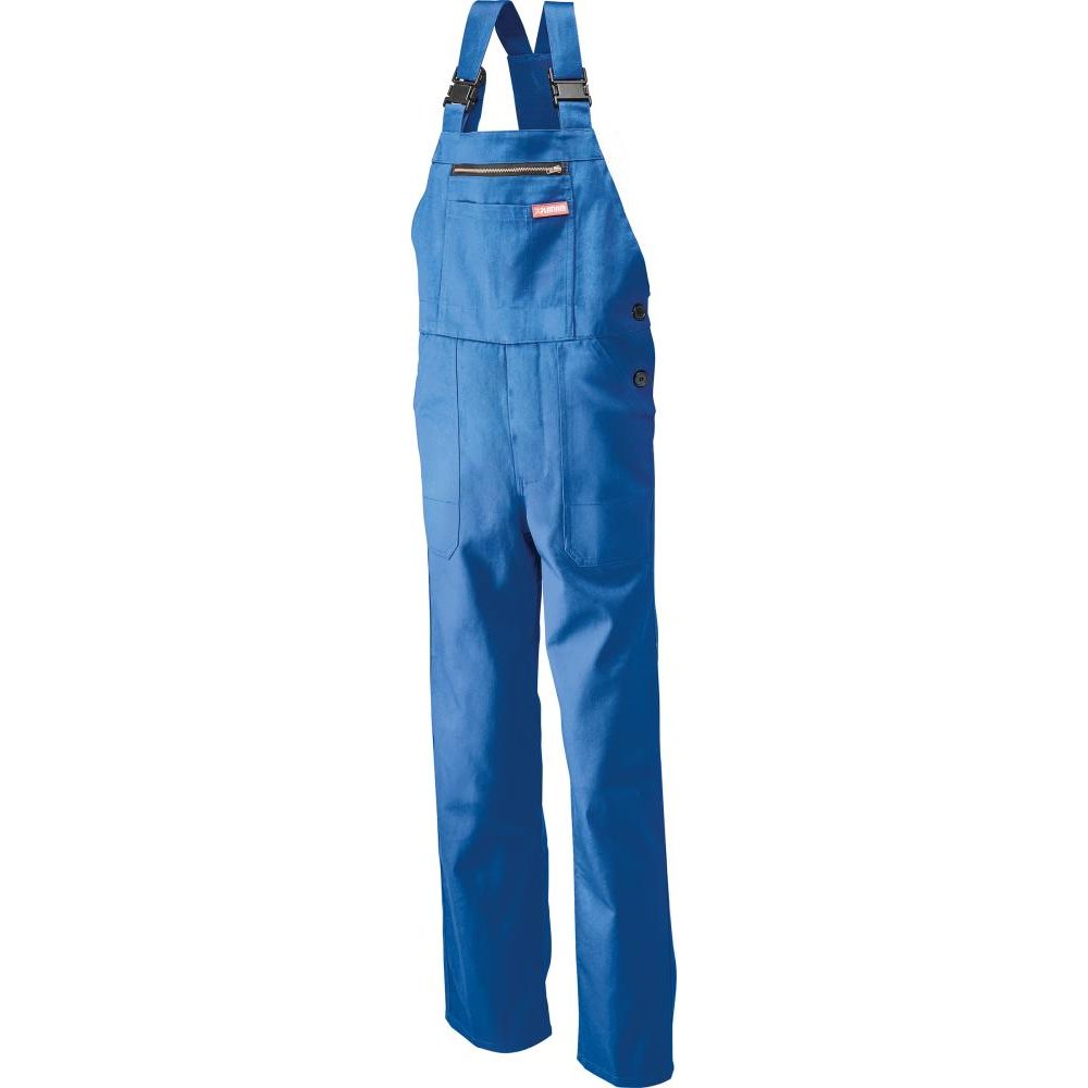 Latzhose BW 290 100, g/qm% Gr.58, kornblau